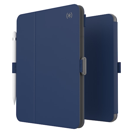 Speck Balance Folio Case For Apple Ipad 10.9 2022, Arcadia Navy And Moody Grey 150226-9322